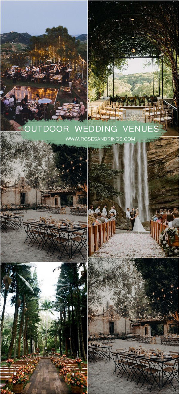 outdoor wedding venue ideas
