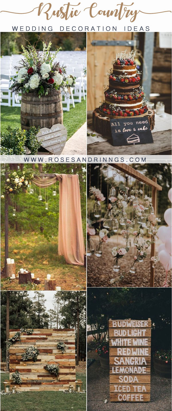 rustic country wedding ideas