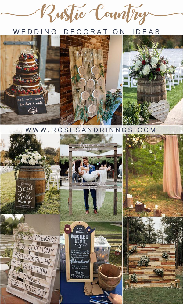 rustic country wedding ideas