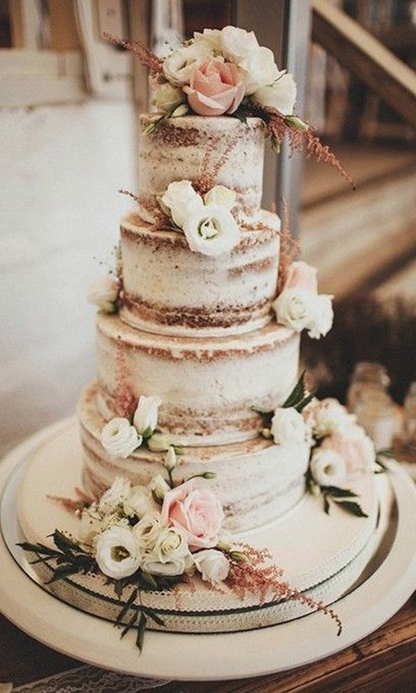 Country rustic wedding cake ideas
