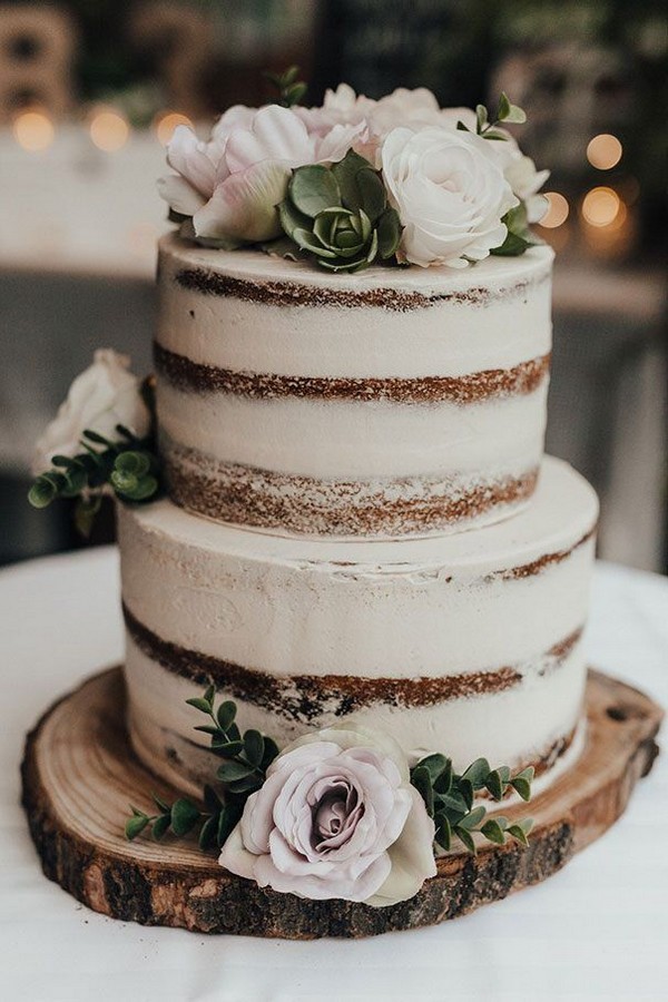 Country rustic wedding cake ideas