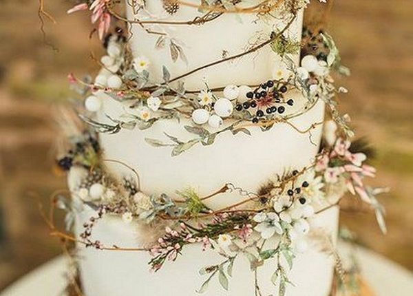Country rustic wedding cake ideas 2