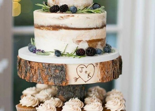 Country rustic wedding cake ideas 20