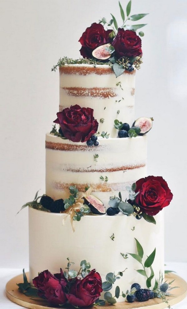 Country rustic wedding cake ideas 