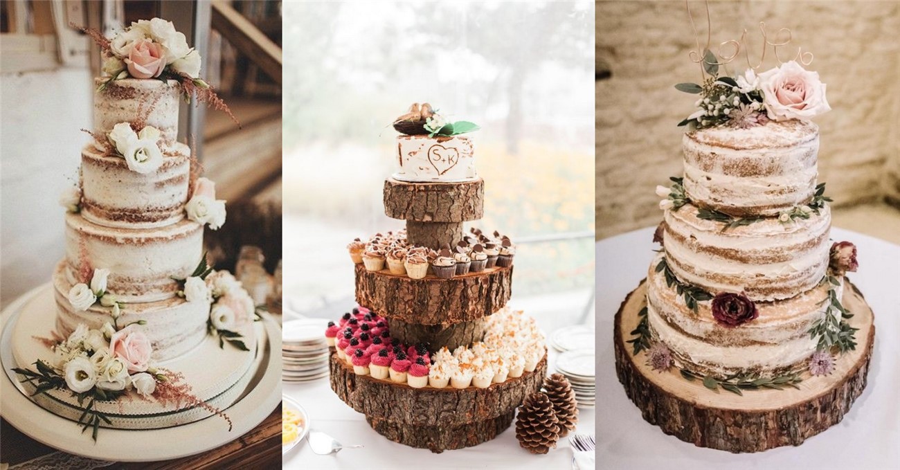 20 Country Rustic Wedding Cakes We’re Loving - SESO OPEN