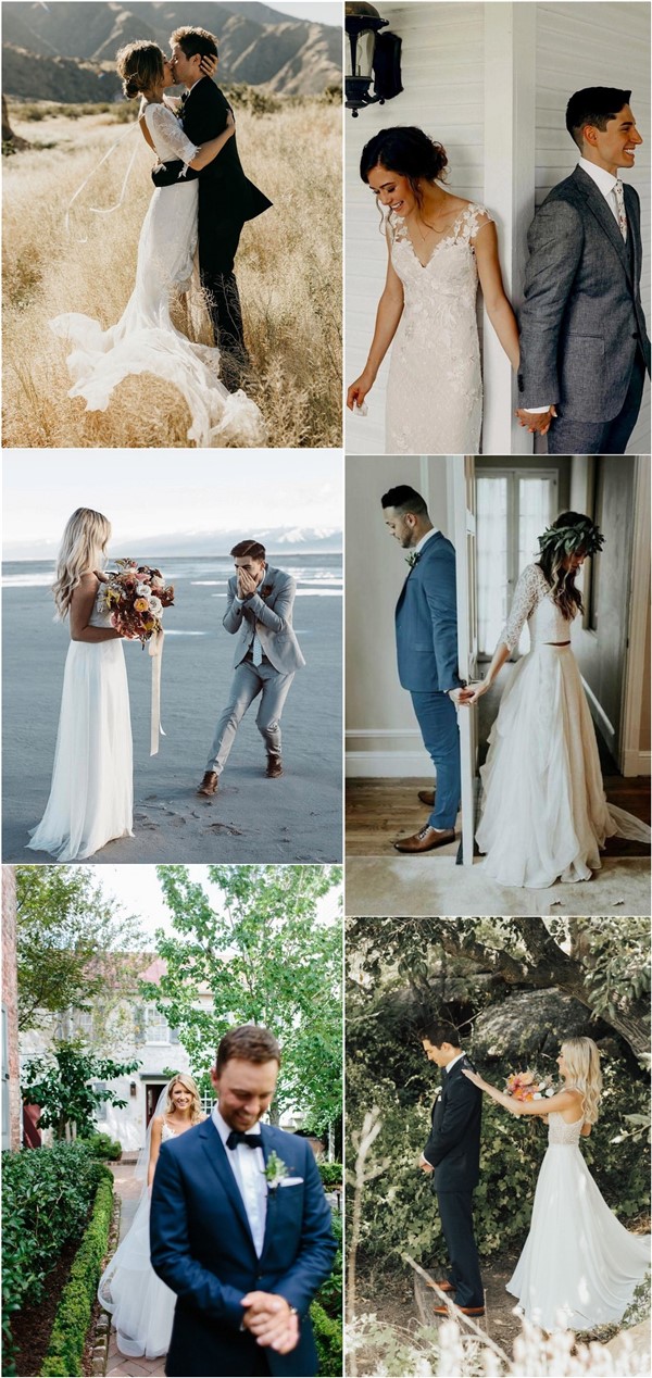 first look ideas for wedding