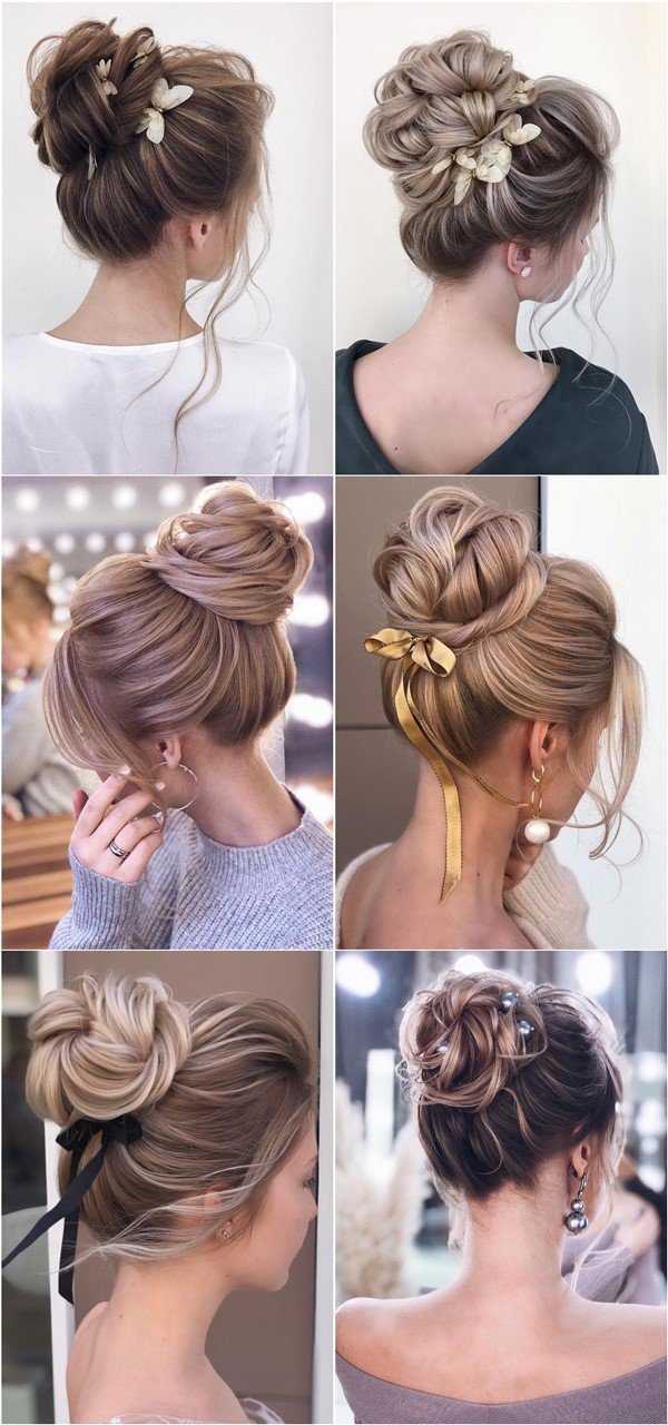 High updo wedding hairstyles for long hair