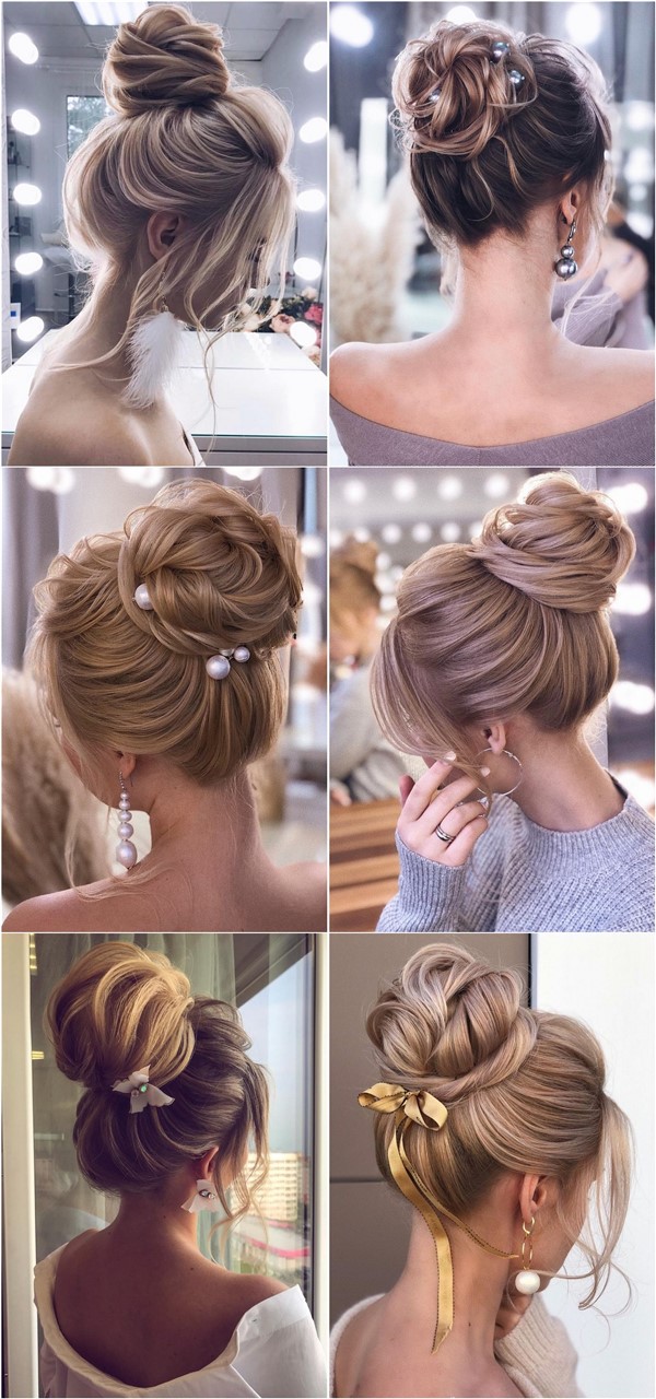 High updo wedding hairstyles for long hair