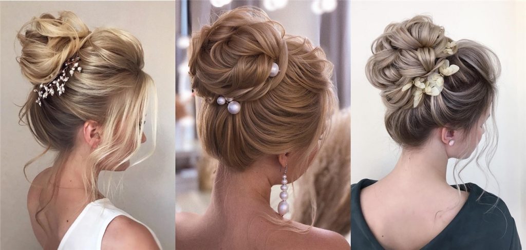 Top 20 Messy High Bun Wedding Hairstyles 2024