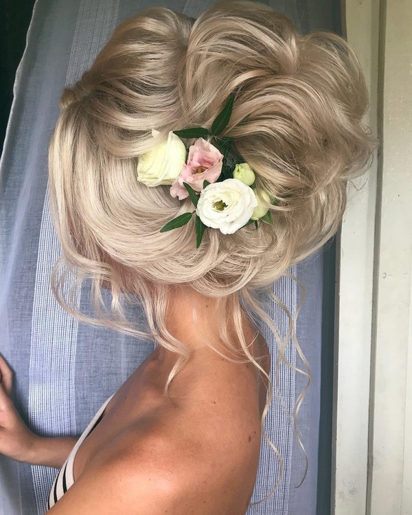 Messy wedding updo hairstyles from tanya_ilyasevich_ 1