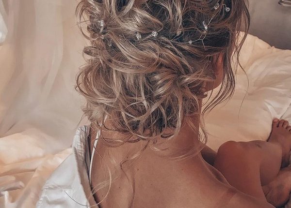 Messy wedding updo hairstyles from tanya_ilyasevich_ 3