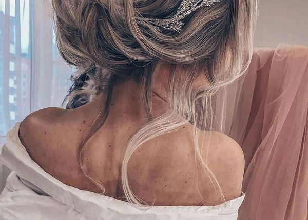 Messy wedding updo hairstyles from tanya_ilyasevich_ 4