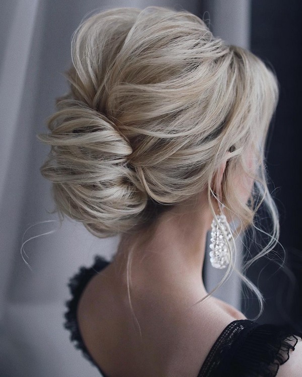 Messy wedding updo hairstyles from tonyastylist 3