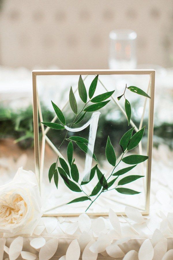 The Prettiest Pressed Flower Wedding Details, From Invitations to Table Numbers