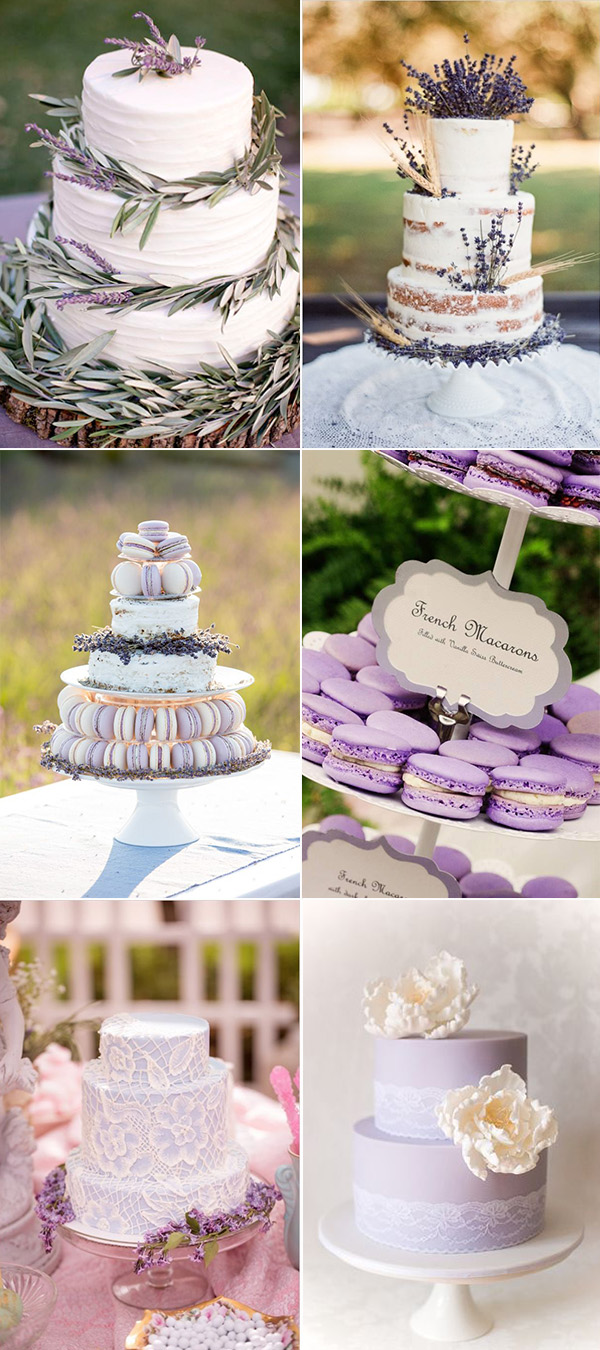 amazing wedding cakes for lavender wedding ideas