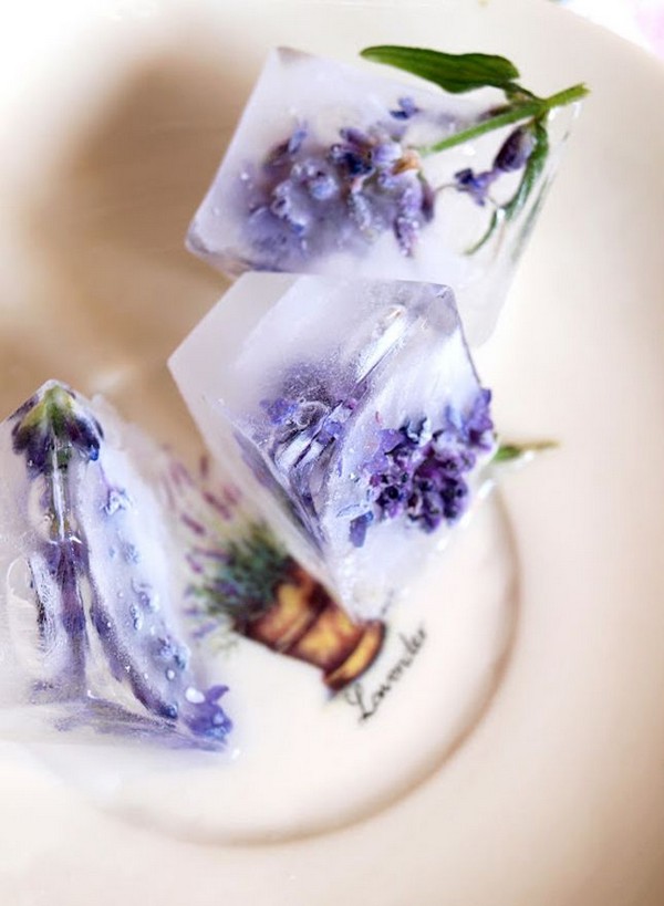 lavender Ice cube for spring wedding