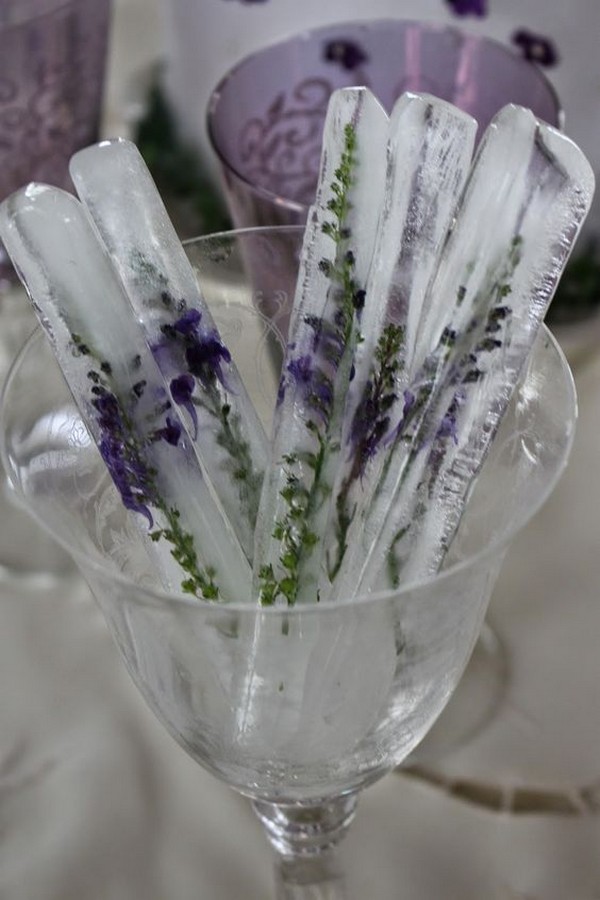 lavender Ice cube for wedding