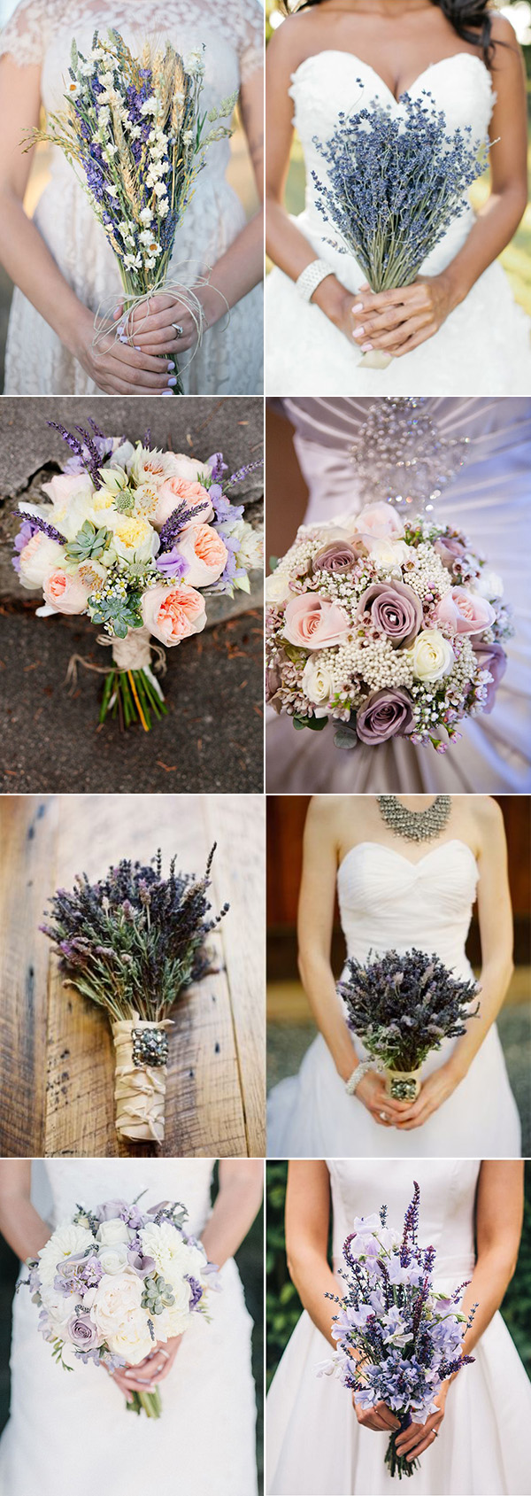 lavender inspired wedding bridal bouquets ideas
