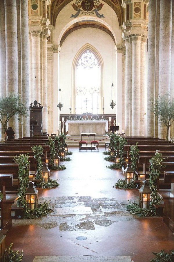 midsummer night’s dream tuscany wedding ceremony