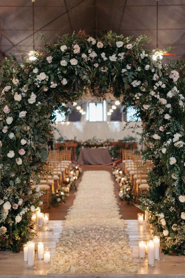 wedding ceremony entrance decoration ideas