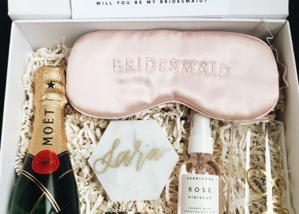 will you be my bridesmaid gift box ideas