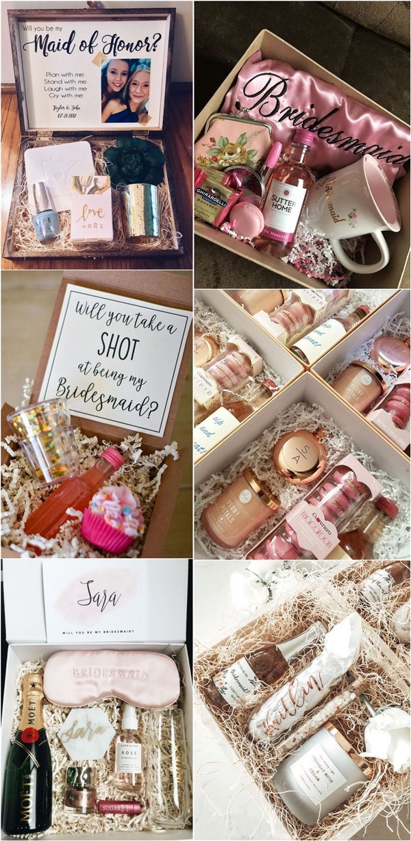 will you be my bridesmaid proposal gift ideas