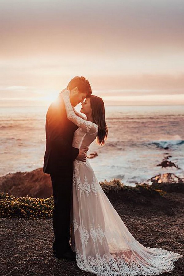 Romantic wedding photo ideas with your groom - wedding photo poses, wedding photo shoot