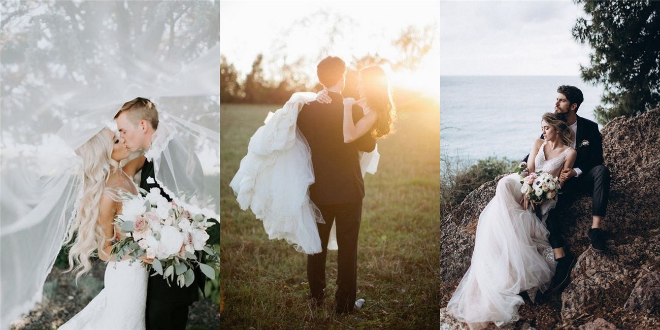 Romantic wedding photo ideas with your groom - wedding photo poses, wedding photo shoot