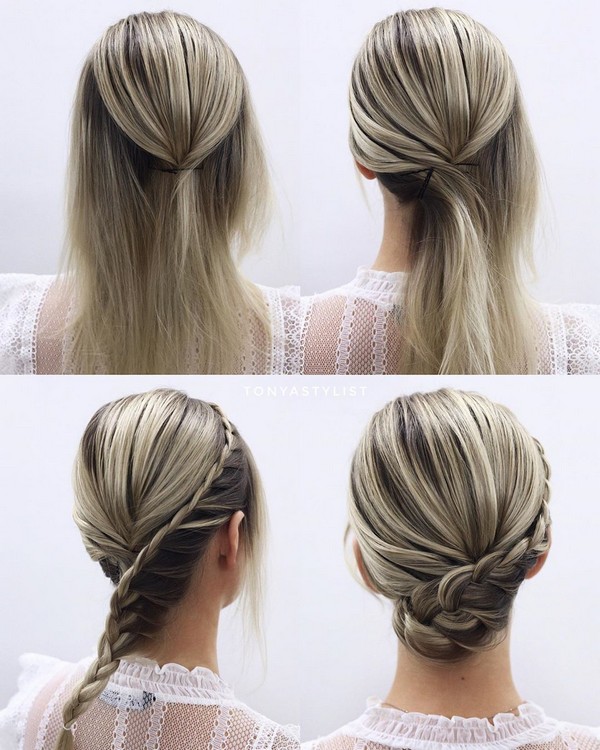 Wedding Hairstyle Tutorial for Long Hair from Tonyastylist #diy #wedding #weddinghairstyles #hairstyles