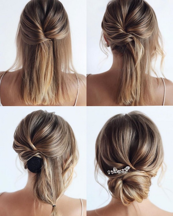 Wedding Hairstyle Tutorial for Long Hair from Tonyastylist #diy #wedding #weddinghairstyles #hairstyles