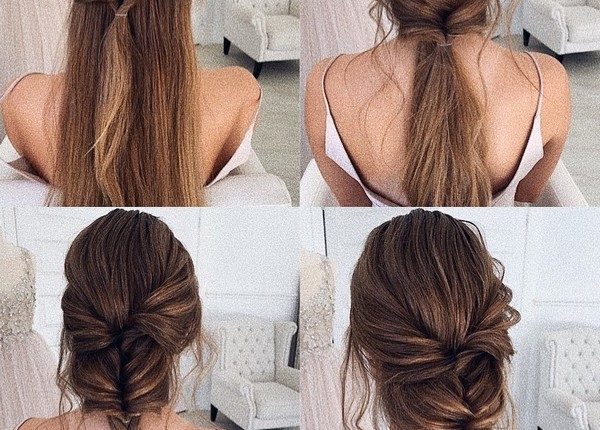 Wedding Hairstyle Tutorial for Long Hair from Ulyana.aster 1