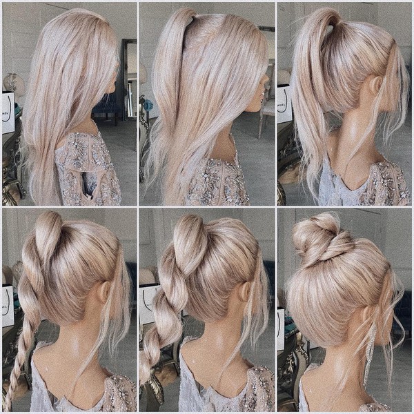 Wedding Hairstyle Tutorial for Long Hair from Ulyana.aster #diy #wedding #weddinghairstyles #hairstyles