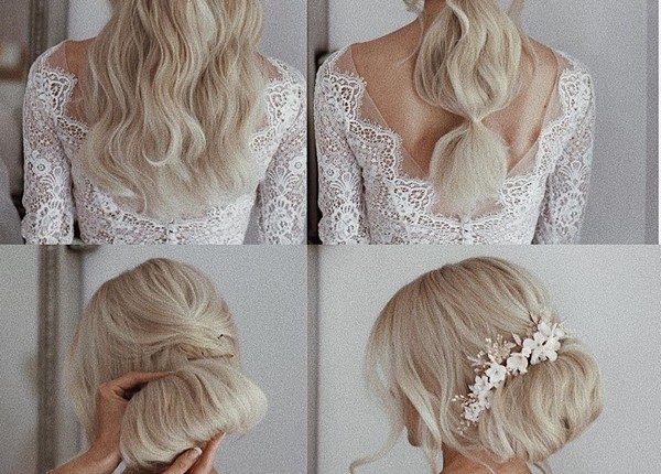 Wedding Hairstyle Tutorial for Long Hair from Ulyana.aster 2