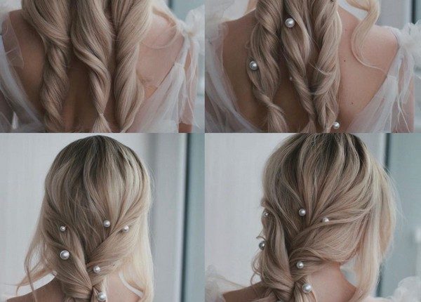 Wedding Hairstyle Tutorial for Long Hair from Ulyana.aster 3