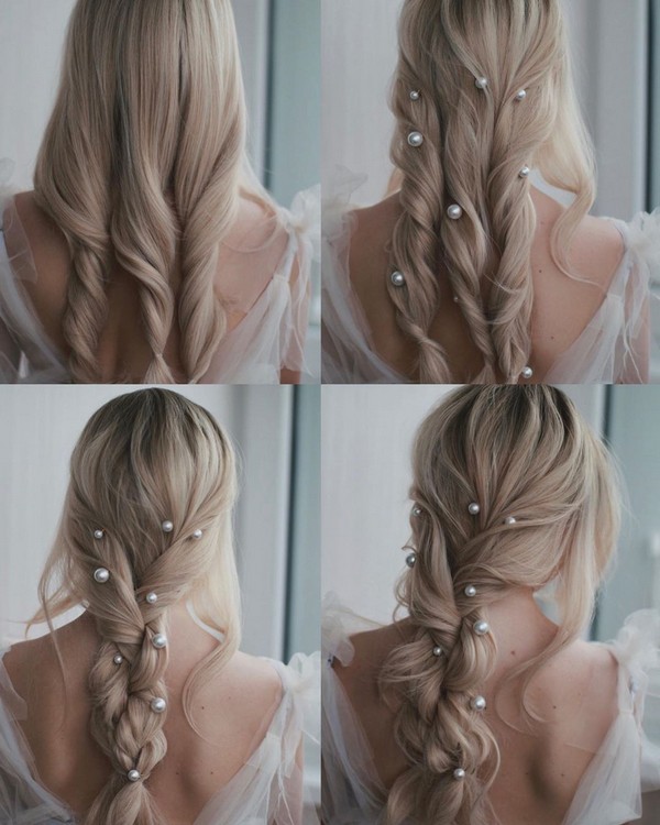 Wedding Hairstyle Tutorial for Long Hair from Ulyana.aster #diy #wedding #weddinghairstyles #hairstyles