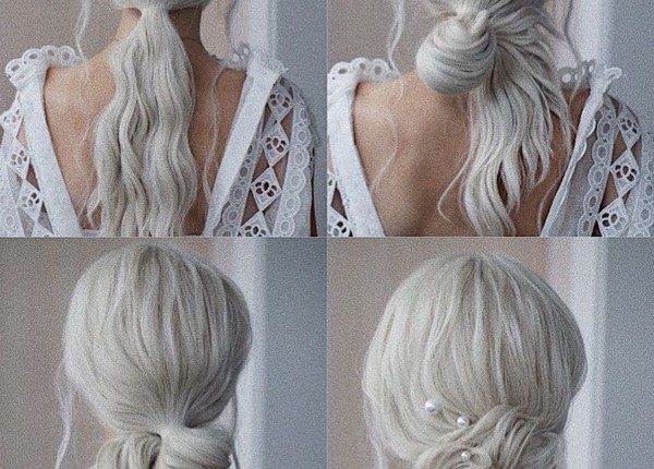 Wedding Hairstyle Tutorial for Long Hair from Ulyana.aster 6