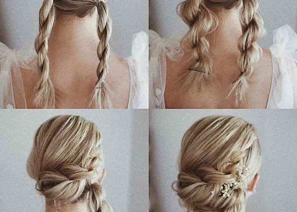 Wedding Hairstyle Tutorial for Long Hair from Ulyana.aster 7