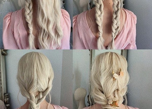 Wedding Hairstyle Tutorial for Long Hair from Ulyana.aster 8