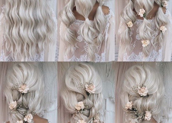 Wedding Hairstyle Tutorial for Long Hair from Ulyana.aster 9