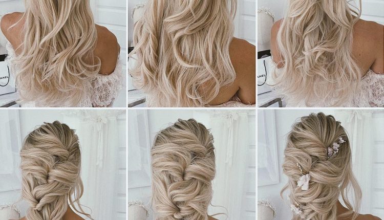 Wedding Hairstyle Tutorial for Long Hair from Ulyana.aster
