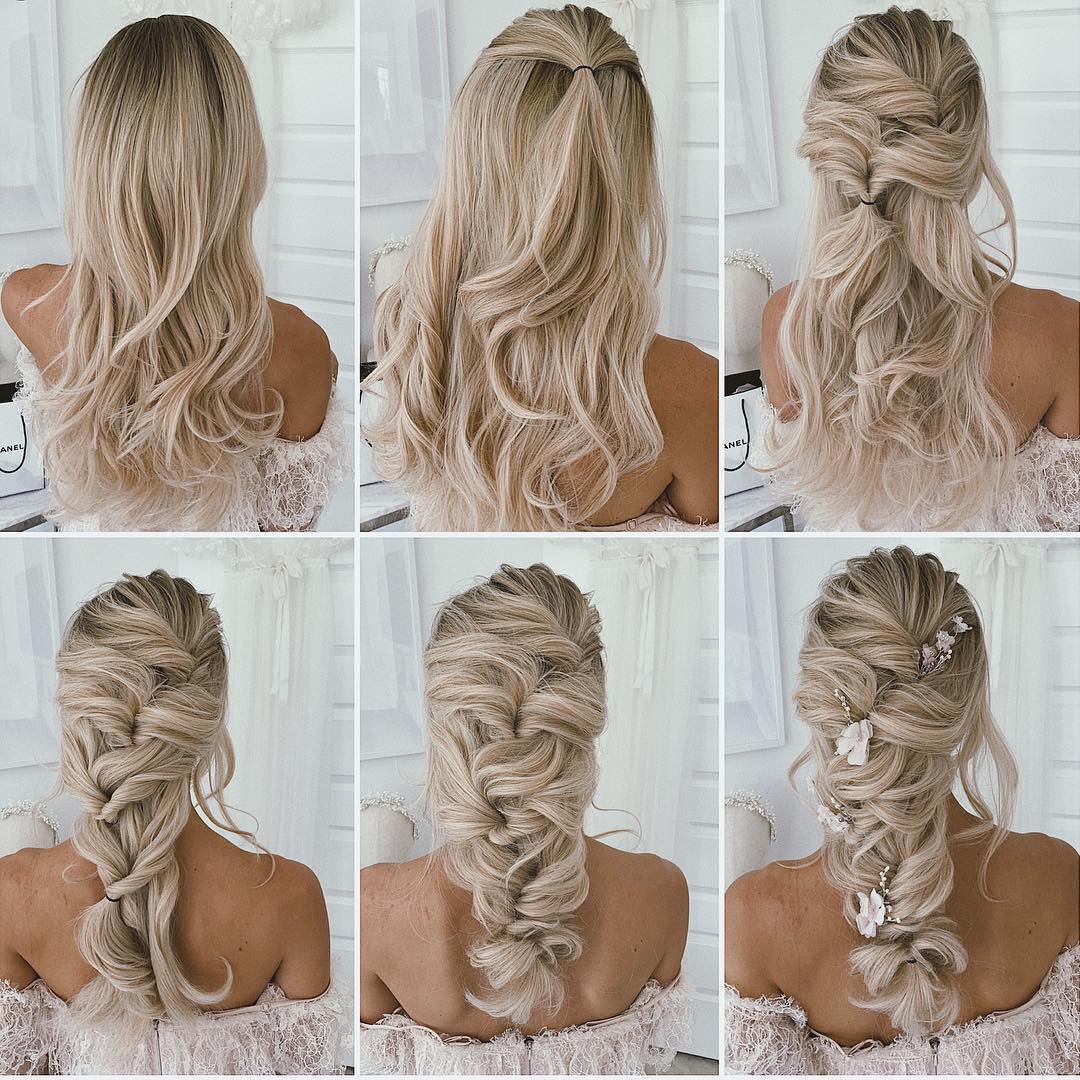 30+ Prom Wedding Hairstyle Tutorial for Long Hair R&R