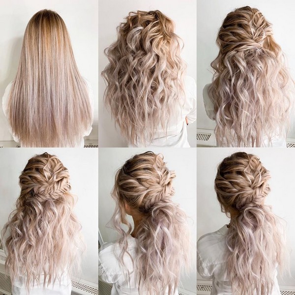 Wedding Hairstyle Tutorial for Long Hair from elstilespb #diy #wedding #weddinghairstyles #hairstyles