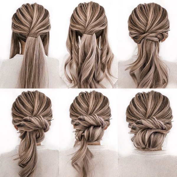 Wedding Hairstyle Tutorial for Long Hair from elstilespb #diy #wedding #weddinghairstyles #hairstyles