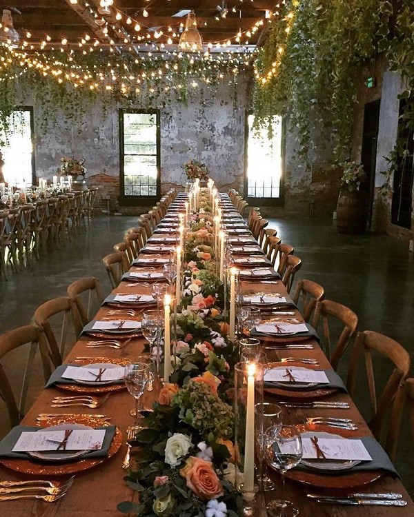 Wedding Lighting Ideas for Rustic Country Wedding Reception