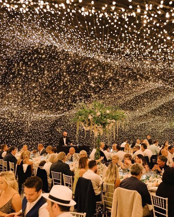 Wedding Lighting Ideas for Rustic Country Wedding Reception