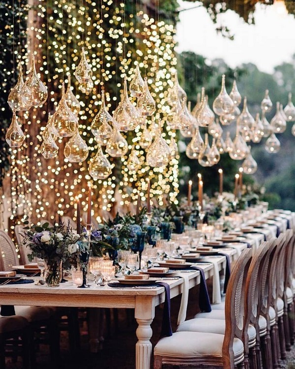 Wedding Lighting Ideas for Rustic Country Wedding Reception