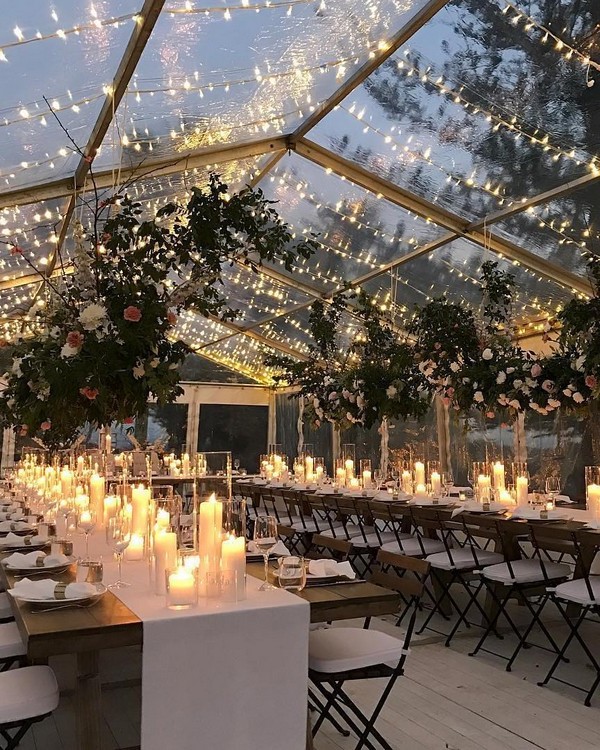 Wedding Lighting Ideas for Rustic Country Wedding Reception