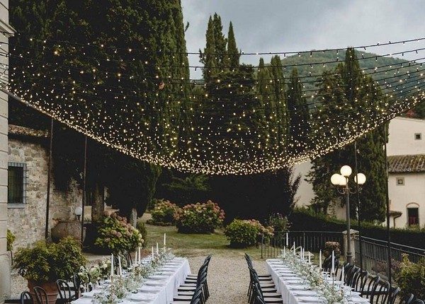 Wedding Lighting Ideas for Rustic Country Wedding Reception 6