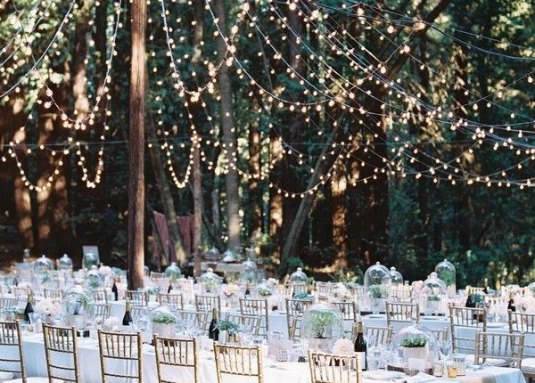 Wedding Lighting Ideas for Rustic Country Wedding Reception 8