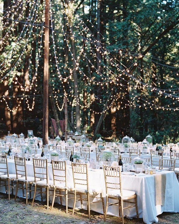 Wedding Lighting Ideas for Rustic Country Wedding Reception